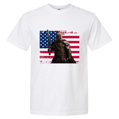 2024 Trump Flag Gift Garment-Dyed Heavyweight T-Shirt