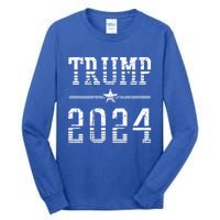 2024 Trump For President Gift Tall Long Sleeve T-Shirt