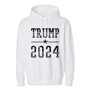 2024 Trump For President Gift Garment-Dyed Fleece Hoodie