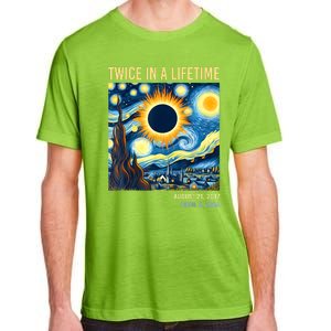 2024 Twice In A Lifetime Total Solar Eclipse Adult ChromaSoft Performance T-Shirt