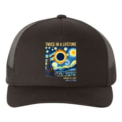 2024 Twice In A Lifetime Total Solar Eclipse Yupoong Adult 5-Panel Trucker Hat