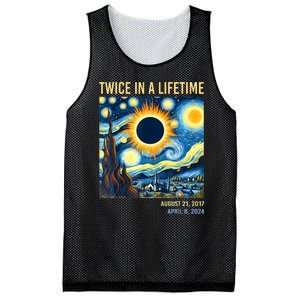 2024 Twice In A Lifetime Total Solar Eclipse Mesh Reversible Basketball Jersey Tank