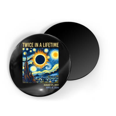 2024 Twice In A Lifetime Total Solar Eclipse Magnet