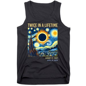 2024 Twice In A Lifetime Total Solar Eclipse Tank Top