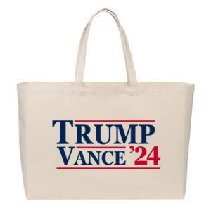 2024 Trump Jd Vance Vp Presidential Election Maga Usa Pro Trump Cotton Canvas Jumbo Tote