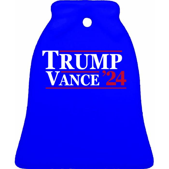 2024 Trump Jd Vance Vp Presidential Election Maga Usa Gift Ceramic Bell Ornament