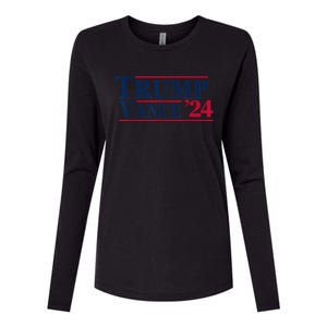 2024 Trump Jd Vance Vp Presidential Election Maga Usa Womens Cotton Relaxed Long Sleeve T-Shirt