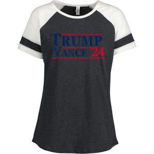 2024 Trump Jd Vance Vp Presidential Election Maga Usa Enza Ladies Jersey Colorblock Tee