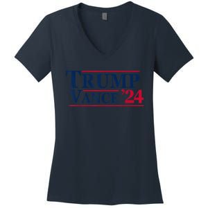 2024 Trump Jd Vance Vp Presidential Election Maga Usa Women's V-Neck T-Shirt