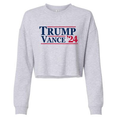 2024 Trump Jd Vance Vp Presidential Election Maga Usa Cropped Pullover Crew