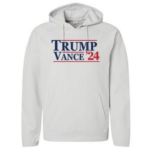 2024 Trump Jd Vance Vp Presidential Election Maga Usa Performance Fleece Hoodie