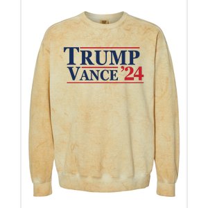 2024 Trump Jd Vance Vp Presidential Election Maga Usa Colorblast Crewneck Sweatshirt