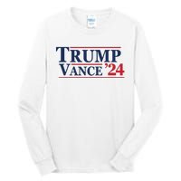 2024 Trump Jd Vance Vp Presidential Election Maga Usa Tall Long Sleeve T-Shirt