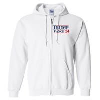 2024 Trump Jd Vance Vp Presidential Election Maga Usa Full Zip Hoodie