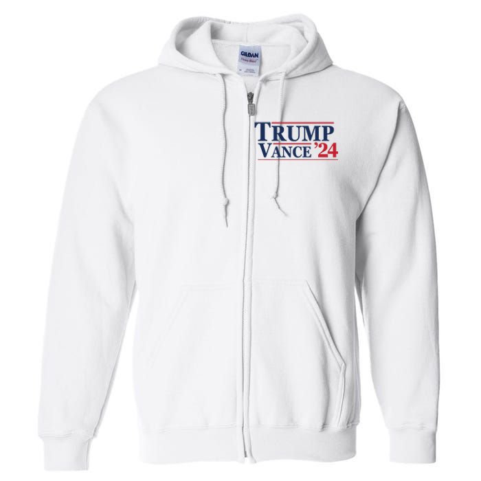 2024 Trump Jd Vance Vp Presidential Election Maga Usa Full Zip Hoodie