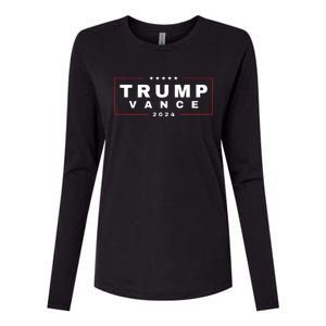 2024 Trump Jd Vance Vp Presidential Election Maga Usa Womens Cotton Relaxed Long Sleeve T-Shirt