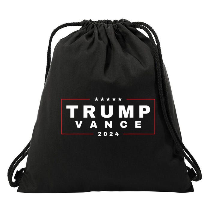 2024 Trump Jd Vance Vp Presidential Election Maga Usa Drawstring Bag