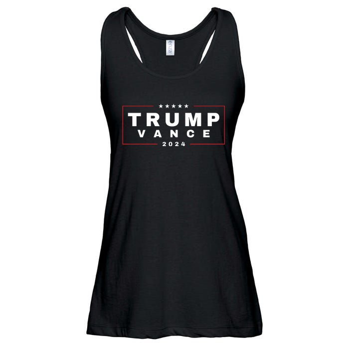 2024 Trump Jd Vance Vp Presidential Election Maga Usa Ladies Essential Flowy Tank