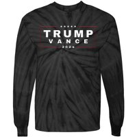 2024 Trump Jd Vance Vp Presidential Election Maga Usa Tie-Dye Long Sleeve Shirt