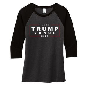 2024 Trump Jd Vance Vp Presidential Election Maga Usa Women's Tri-Blend 3/4-Sleeve Raglan Shirt