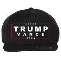 2024 Trump Jd Vance Vp Presidential Election Maga Usa Wool Snapback Cap