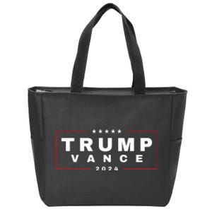 2024 Trump Jd Vance Vp Presidential Election Maga Usa Zip Tote Bag