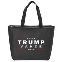 2024 Trump Jd Vance Vp Presidential Election Maga Usa Zip Tote Bag