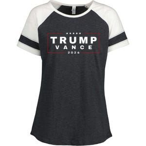 2024 Trump Jd Vance Vp Presidential Election Maga Usa Enza Ladies Jersey Colorblock Tee