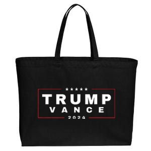 2024 Trump Jd Vance Vp Presidential Election Maga Usa Cotton Canvas Jumbo Tote