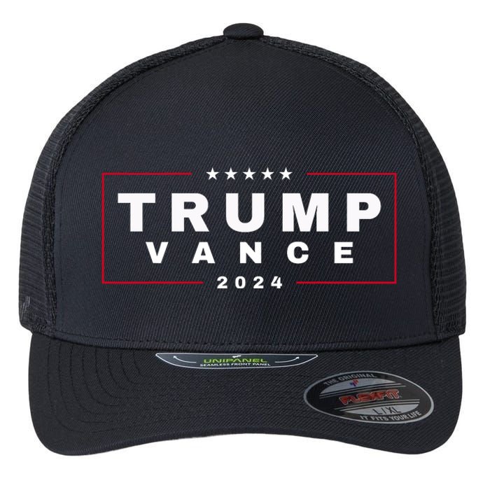 2024 Trump Jd Vance Vp Presidential Election Maga Usa Flexfit Unipanel Trucker Cap