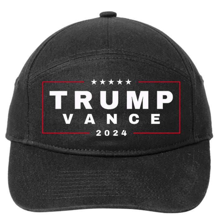 2024 Trump Jd Vance Vp Presidential Election Maga Usa 7-Panel Snapback Hat