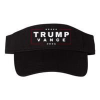 2024 Trump Jd Vance Vp Presidential Election Maga Usa Valucap Bio-Washed Visor