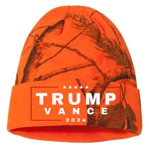 2024 Trump Jd Vance Vp Presidential Election Maga Usa Kati Licensed 12" Camo Beanie