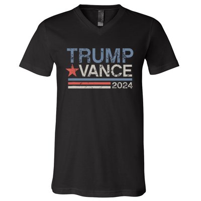 2024 Trump Jd Vance Vp Presidential Election Maga Usa V-Neck T-Shirt