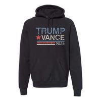 2024 Trump Jd Vance Vp Presidential Election Maga Usa Premium Hoodie