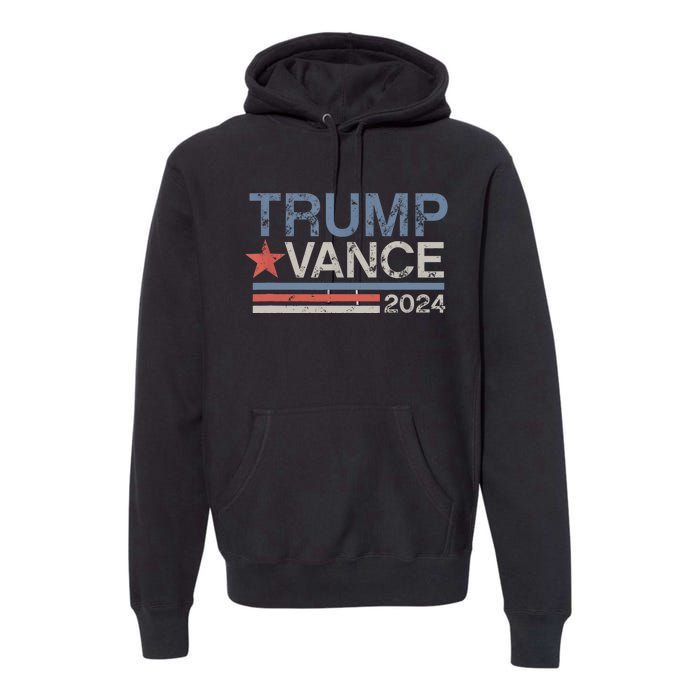 2024 Trump Jd Vance Vp Presidential Election Maga Usa Premium Hoodie