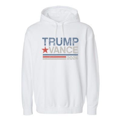 2024 Trump Jd Vance Vp Presidential Election Maga Usa Garment-Dyed Fleece Hoodie