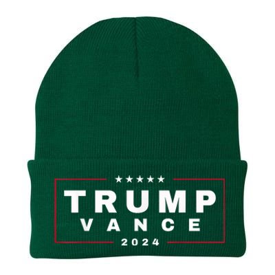 2024 Trump Jd Vance Vp Presidential Election Maga Usa Knit Cap Winter Beanie