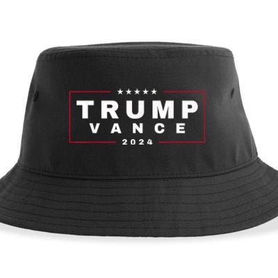 2024 Trump Jd Vance Vp Presidential Election Maga Usa Sustainable Bucket Hat