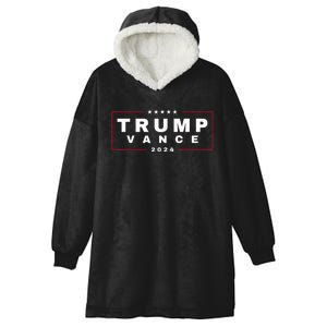 2024 Trump Jd Vance Vp Presidential Election Maga Usa Hooded Wearable Blanket