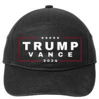 2024 Trump Jd Vance Vp Presidential Election Maga Usa 7-Panel Snapback Hat