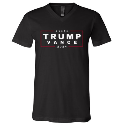 2024 Trump Jd Vance Vp Presidential Election Maga Usa V-Neck T-Shirt