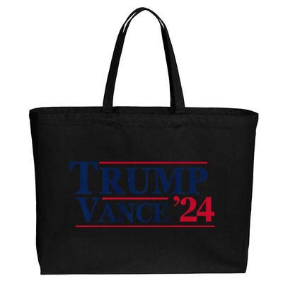 2024 Trump Jd Vance Vp Presidential Election Maga Usa Cotton Canvas Jumbo Tote