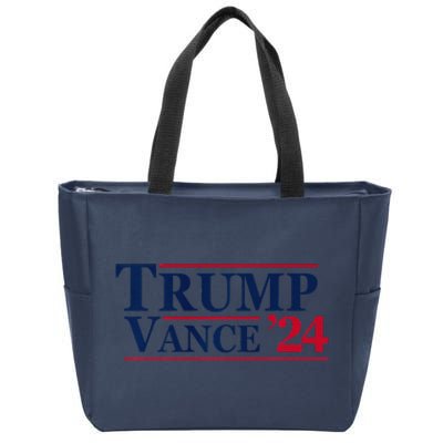 2024 Trump Jd Vance Vp Presidential Election Maga Usa Zip Tote Bag