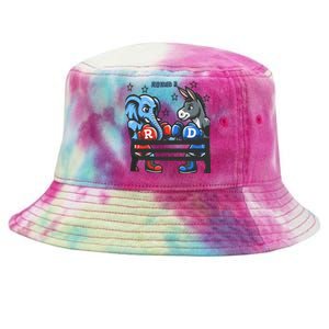 2024 Trump Kamala Harris Funny Election Tie-Dyed Bucket Hat