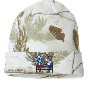 2024 Trump Kamala Harris Funny Election Kati Licensed 12" Camo Beanie