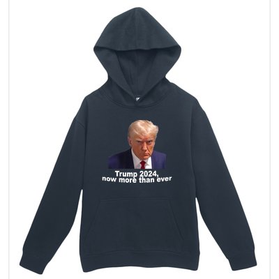 2024 Trump MUG SHOT NOW MORE THEN EVER Urban Pullover Hoodie