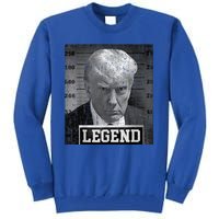 2024 Trump Mugshot Funny Donald Trump Legend Tall Sweatshirt