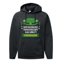 2024 Tomfoolery Malarkey Shenanigans Coordinator Funny Irish Cool Gift Performance Fleece Hoodie