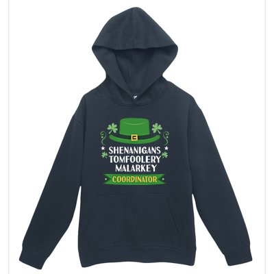 2024 Tomfoolery Malarkey Shenanigans Coordinator Funny Irish Cool Gift Urban Pullover Hoodie